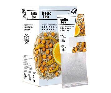 Трав'яний чай Hello Tea Обліпиха Куркума 20 фільтр пакетів 252 фото
