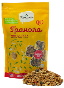 Натуральна гранола &laquo;Мигдалева&raquo; 300гр 010 фото