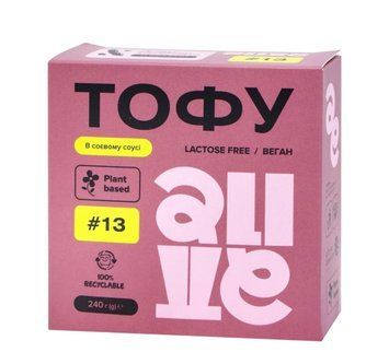 Тофу Alive в соєвому соусі 240г 270 фото