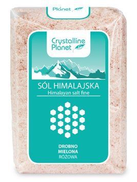 Сіль рожева гімалайська органічна, дрібна "Bio Planet" 443 фото