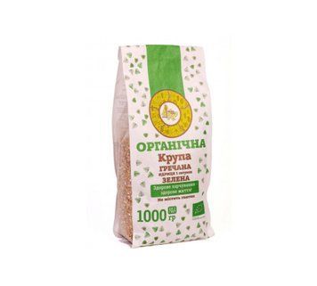 Крупа гречана, зелена органічна (ядриця 1 гатунок) Galeks-Agro, 1 кг 537 фото