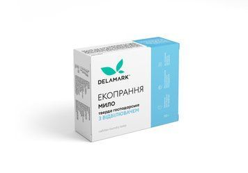 Гліцеринове мило для прання DeLaMark з відбілювачем, 110 г 594 фото